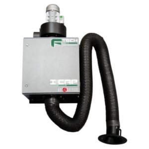F-TECH ICAP 2.0 H Wall Mounted Fume Extractor with Armotech 3MTR Extraction Arm 220V